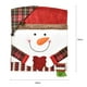 thumbnail image 2 of Cubierta de silla de comedor de Navidad Año Nuevo lindo para banquete de hotel de fiesta (hombre de nieve), 2 of 7