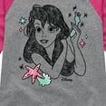 thumbnail image 3 of Disney - Ariel Sketch  - Toddler & Youth Girls Raglan Graphic T-Shirt, 3 of 4