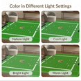 thumbnail image 7 of ODIKA 3'x5' Washable Throw Rug Field Door Football Stadium Grid Center Motif Markings Border for Entryway, Kitchen, Mudroom, Stain Resistant, Low Profile, Non-Slip, 7 of 7