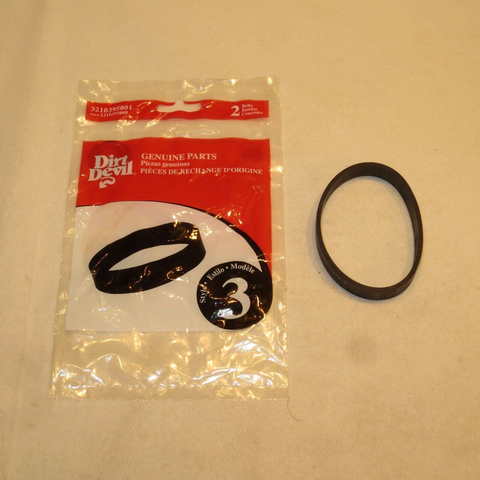 Genuine Royal Dirt Devil Style 3 Vacuum Belts 3210395001 Breeze Vision
