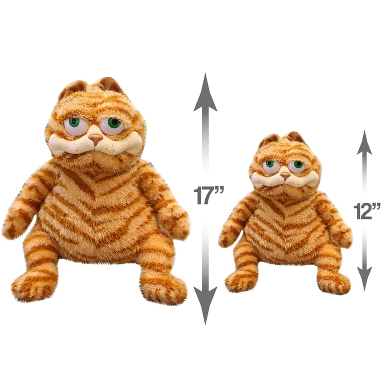 Orange Cat, Fat Orange Plush Cat Stuffed Animal Toy, 11.8 Inches