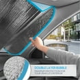 thumbnail image 3 of BDK UV Palm Beach Vibes Foldable Accordion Durable Windshield Sun Shades - Universal Fit, 3 of 7