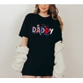thumbnail image 2 of Moonlight Apparel Patriotic USA Daddy Graphic Multicolor T-Shirt Comfort Colors Tee Casual Wear Gift for Dads, 2 of 6