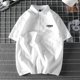 thumbnail image 3 of Camiseta de manga corta de verano, polo para hombre, camiseta con solapa, ropa holgada, versión coreana de la tendencia, marca Tide de moda que combina con todo, talla L, 3 of 5