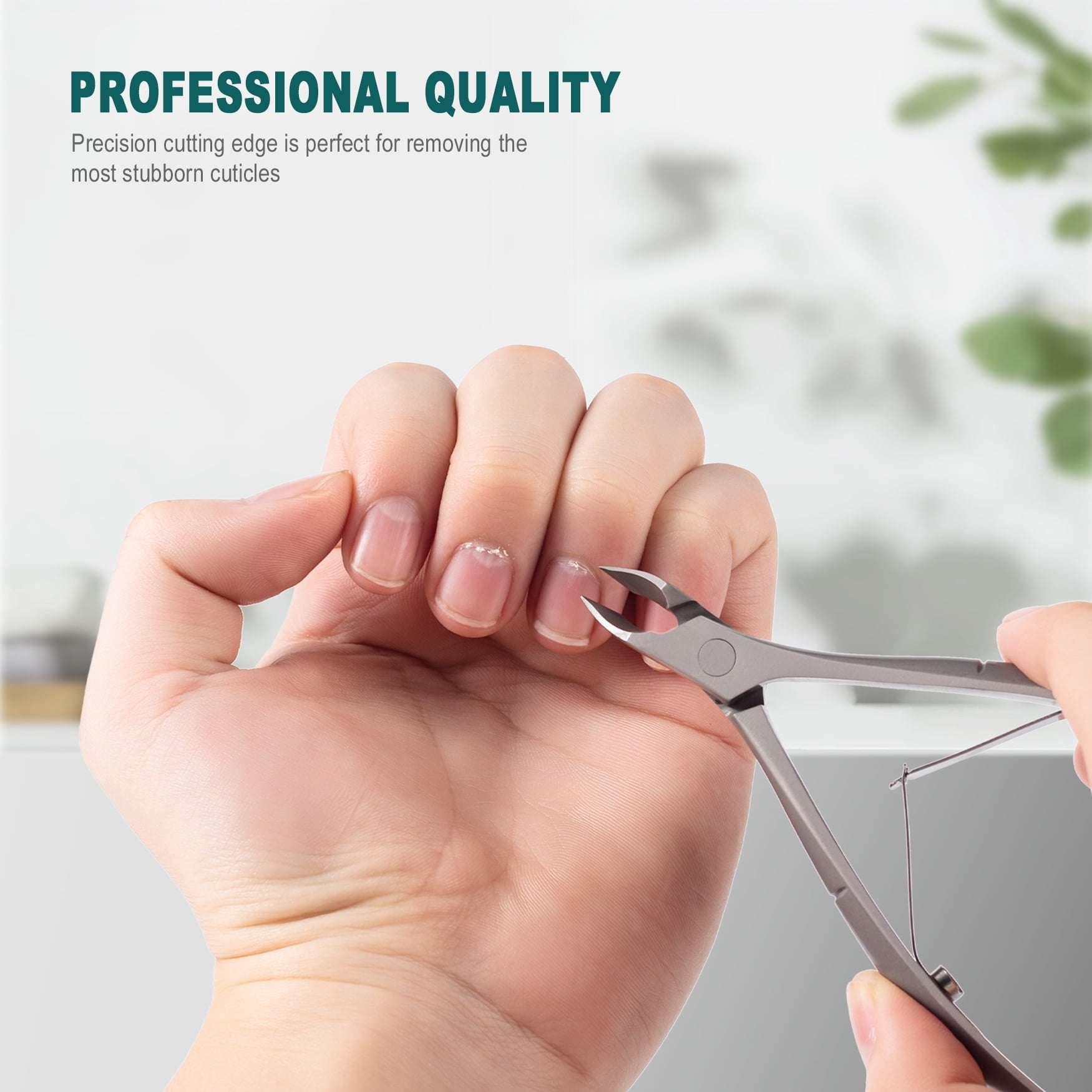 BEZOX Cuticle Clipper and Nail Pusher