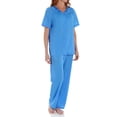 thumbnail image 2 of Women's Shadowline 76280 Petals Pajama Set (Red 2X), 2 of 4