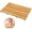 Natural, variant on Bamboo Wooden Bath Floor Mat for Luxury Shower - Non-Slip Bathroom Waterproof Carpet for Indoor or Outdoor Use (Walnut)