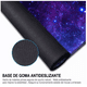 thumbnail image 3 of Mouse Pad Galaxia BLOOSOM Alfombrilla antideslizante 80x30cm Azul Galaxia, 3 of 4
