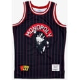 thumbnail image 1 of Monopoly Men's Headgear Classics Premium Embroidered Basketball Jersey (4X-Large, Black), 1 of 4