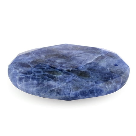 - Shop LC Gem Workshop Sodalite Oval Faceted Focal Bead 55x35 mm 89 Cttw