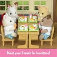 Calico Critters School Lunch Set, Dollhouse Playset with Figure and ...
