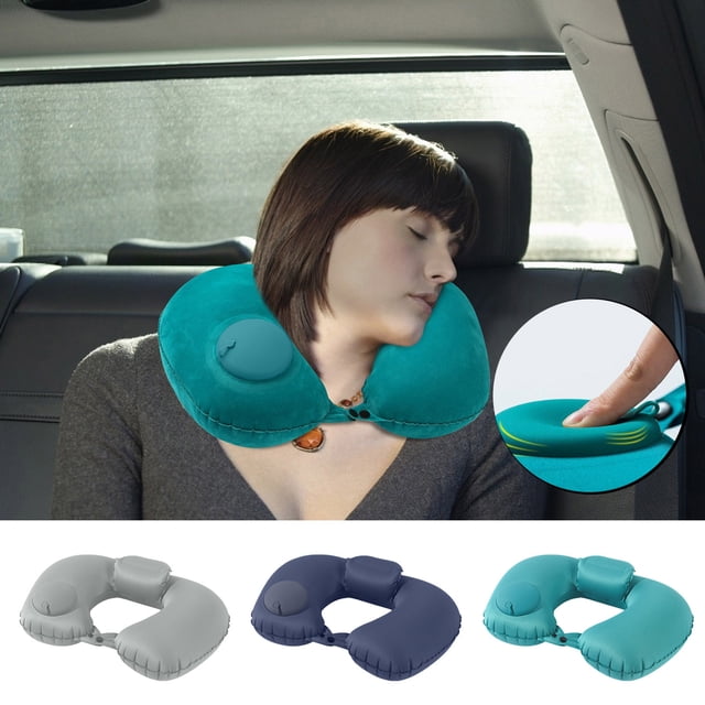 Clearance Items! Gspmoly Upgrade The Rear Neck and Raise The Inflatable Pillow Milk Silk Inflatable Pillow Portable Travel Pillow Tpu Press Inflatable Pillow Chair Back Pillow Clearance Items