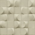 thumbnail image 1 of Beige 3D Blocks Geometric Wallpaper R8075, 1 of 2