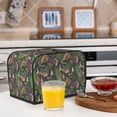 thumbnail image 5 of KLL Forest Animals And Plants Print 2 Slice Toaster Dust Covers Kitchen Small Appliance Cover with 2 Pockets,Can hold Jam Spreader Knife & Toaster Tongs (11.4 x 7.9 x 7.5), 5 of 6