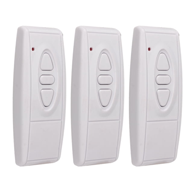 Control remoto para abrir puertas de garaje Bling Bling 3 piezas 433 Mhz