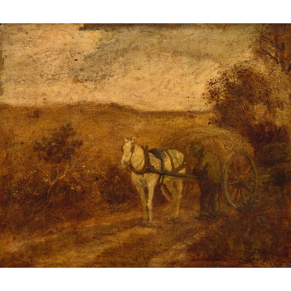 Mending the Harness by Albert Pinkham Ryder - 12" x 18" Art Print Wall Decor
