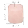 thumbnail image 2 of Soporte de Incienso Uxcell, Soporte para Varilla de Incienso, Base de Piedra de Cristal Rosa, Paquete de 3, 2 of 6