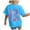 Sky Blue, variant on eileial Girls Tops Cotton Crew Neck T-Shirt Kids Plain Tees Tops,Light Purple 11-12 Years