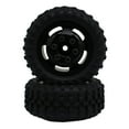 thumbnail image 1 of ZheElen RCGOFOLLOW Wheel Rims Tyre For SCX24 Plastic Crawler Wear-resistant 2pcs RC Car Accessories Replacement Parts RC Upgrade Part Black, 1 of 6