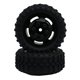 thumbnail image 1 of Ounissouiy Llantas de plástico 1/24 para coche teledirigido Axial SCX24, piezas de repuesto, pieza de actualización RC, 2 uds. Kits de construcción modelo Negro, 1 of 6