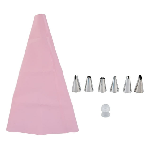 Bolsa de repostería para glaseado, 6 unidades/juego de utensilios de cocina para bricolaje, utensilios de cocina, bolsa de repostería para crema, herramientas de decoración de pasteles y repostería, características de vanguardia Jadeshay A