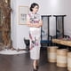 thumbnail image 3 of Vestido cheongsam de mujer largo de talla grande retro de rendimiento mejorado vestido cheongsam de uso diario, 3 of 6