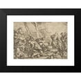 thumbnail image 2 of Luca Giordano 18x14 Black Modern Framed Museum Art Print Titled - The Sacrifice of Elijah (Late 1650s), 2 of 5