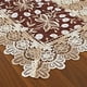 thumbnail image 3 of Camino de mesa de encaje bordado con patrón Floral, camino de mesa rectangular de poliéster para decoración de tocador de comedor en casa, 3 of 5