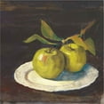 thumbnail image 2 of Great Art Now Green Apple I Dark Brown by Carol Rowan, Framed Wall Art, 27.5W x 27.5H, 2 of 2