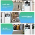 thumbnail image 5 of Costway 6000 BTU 350 Sq Ft Portable Air Conditioner with Remote Control, White, 5 of 10