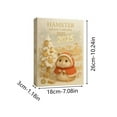 thumbnail image 4 of Kumdkd Hamster Advent Christmas Calendar 2025-24 Day Countdown Ornament Set, 2D Acrylic Decorative Calendar with Cute Hamster Design for Family Fun, Easy to Display Countdown Tool, 4 of 6