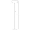 thumbnail image 2 of Rico Espinet Torchiere Lamp Collection - Deep Patina Bronze Floor Lamp with Frosted White Glass Shade | Modern Lighting Fixture for Home Decor, 2 of 2