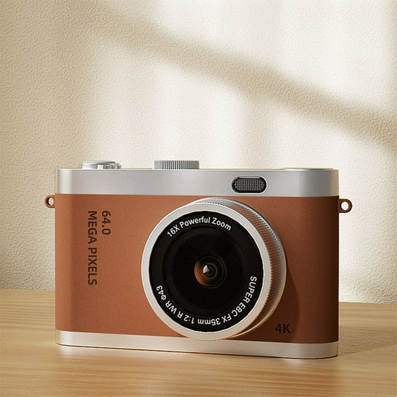 JGJJUGN 1280x1080P HD Digital Camera with Dual Lens, Compact Portable Camcorder, 8X Zoom, Electronic Anti-Shake, Flash Light, 2.3in LCD Screen, Supports OTG Transfer, Perfect for Beginners