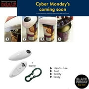 Under The Counter Can Openers White Automatic Electric Can Opener Tin Bottle No Hands Battery Operated