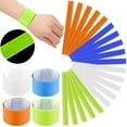 thumbnail image 1 of 20PCS Reflective Band Safety Slap Bracelet Slap Wristband for Night Running, 1 of 8