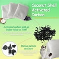 thumbnail image 3 of Activated Charcoal Odor Absorber Bags Compatible with OKSOTY Stainless Steel Cat Litter Box, Natural Coconut shell Bags, Absorb Odors/Control Damp from Pets/Keep Home Fresh（6PCS）, 3 of 5