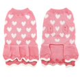 thumbnail image 1 of Suministros para mascotas Ropa para perros Suéter con forma de corazón para mascotas Suéter ajustado con cuello redondo para mascotas, 1 of 5