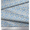 thumbnail image 2 of Soimoi Rayon Fabric Flower Artistic Printed Fabric 1 Yard 42 Inch Wide, 2 of 3