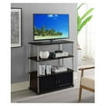 thumbnail image 2 of PaFagwy Designs2Go Highboy TV Stand with Storage Cabinets and Shelves for TVs up to 40 Inches, Espresso, 2 of 5