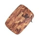 thumbnail image 5 of Tabla de cortar de madera de acacia - Premium tabla de cortar antideslizante de cocina con correa, 5 of 8