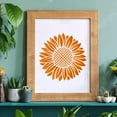 thumbnail image 5 of Sunflower Stencil Template 30x30cm/11.8x11.8inch Plastic Large Flower Drawing Painting Stencils Square Reusable Stencils for Painting and DIY Projects DIY, 5 of 9