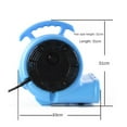 thumbnail image 3 of 220 Air Blower Floor Dryer High Efficiency Electric Carpet Dryer ,Air Mover For Hotel Supermarket Home Cleaning ,Lightweight Portable, 3 of 8