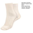thumbnail image 4 of ievspot Gel Moisturizing Socks, Feet Treatment Silicone Crew Socks , for Dry Cracked Heel Care, 4 of 7