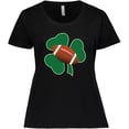 thumbnail image 3 of Inktastic St Patricks Day Football Women's Plus Size T-Shirt, 3 of 5