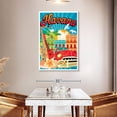 thumbnail image 3 of Elephant Stock Havana Tourism Vintage Poster Wall Art - Vertical Canvas Wall Art - Living Room Wall Decor - Places Canvas - Beige And Orange Decor - 32" x 48", 3 of 8