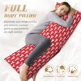 thumbnail image 5 of Lsque Cartoon Lobster Body Pillow Case Cover,Ultra-Soft Microfiber Bed Pillow Cases 20x54 inches,Elegant Bedding,Breathable Durable Pillow Cover with Envelope Closure, 5 of 8