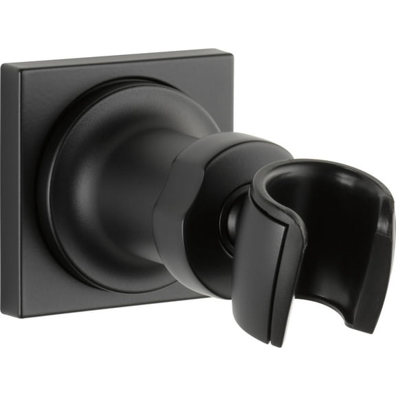 Delta U4010-Pk Square Adjustable Wall Mounted Hand Shower Holder - Black