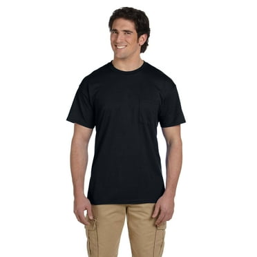 Gildan Dryblend Adult Tee With Pocket , G830 , Black , XX-Large