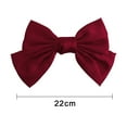 thumbnail image 2 of Grand Nœud pour Cheveux, 2 Pcs Pinces à Cheveux Nœud pour Femmes Filles Nœud Rouge pour Cheveux Barettes Nœud en Satin Accessoires pour Cheveux pour Femmes par, 2 of 5