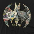 thumbnail image 2 of Batman T-Shirt 80Th Shield Unisex Graphic Tee For Men & Women, 2 of 7